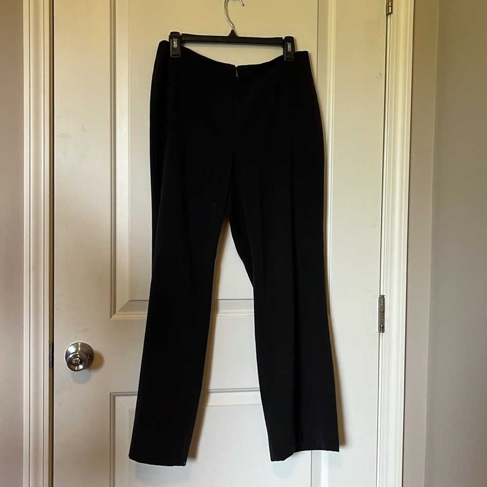 Insight ladies dress pant sz 10 zippered front, no pockets, flared leg black